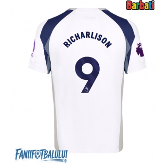 Tottenham Hotspur Richarlison #9 Tricou Fotbal Replică 2025-26 Barbati Acasa